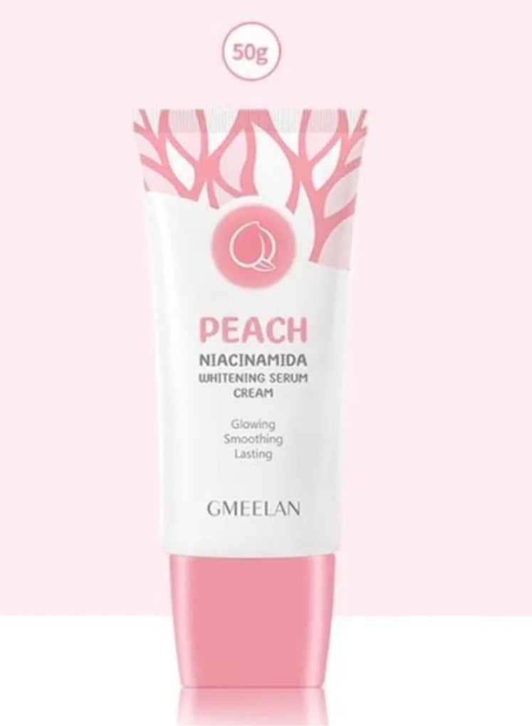GMEELAN - Peach Niacinamide Whitening Serum Cream 50g - Image 1