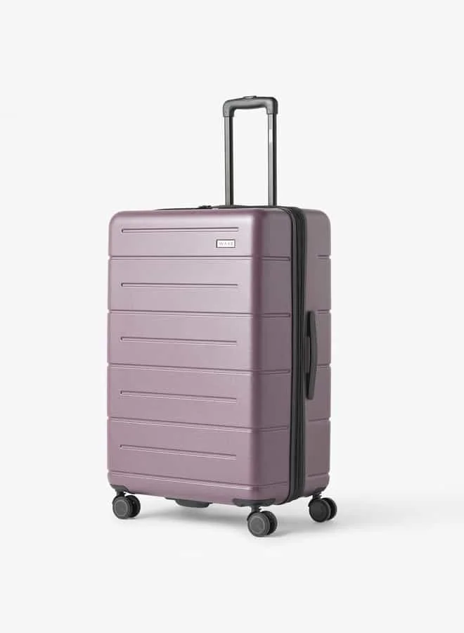 Wave Textured Hardcase Luggage Trolley Bag with Retractable Handle