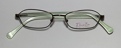 THALIA SODI Thalia Kesara Womens/Ladies Designer Full-rim Flexible Hinges Eyeglasses/Spectacles (45-16-130, Shiny Brown/Tortoise) - Image 2