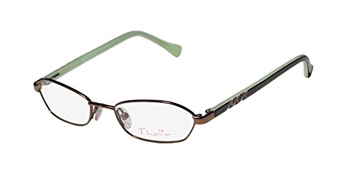 THALIA SODI Thalia Kesara Womens/Ladies Designer Full-rim Flexible Hinges Eyeglasses/Spectacles (45-16-130, Shiny Brown/Tortoise) - Image 1