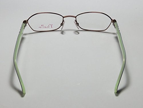THALIA SODI Thalia Kesara Womens/Ladies Designer Full-rim Flexible Hinges Eyeglasses/Spectacles (45-16-130, Shiny Brown/Tortoise) - Image 5