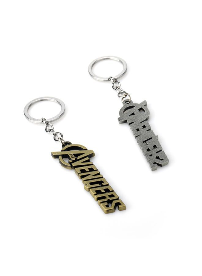 NIBEMINENT Marvel's The Avengers Hollow Out Letter Key Chain - Image 2