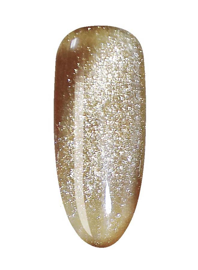 brunson Platinum Cat Eye Shiny Holographic 9D, Glitter Soak Off Gel Nail Polish BSM510 - Image 2