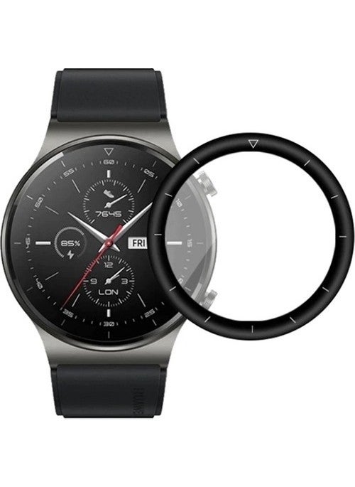 Techmaster Huawei Watch GT2 Pro 3D Glass Full Screen Protector  - Image 1