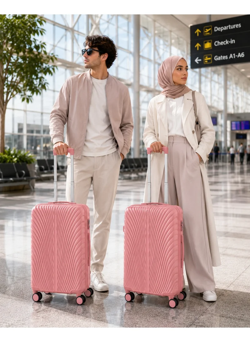 WAF Unbreakable Polypropylene Luggage Set with TSA Lock & 360 Spinner Wheels – Flexible Shell Travel Suitcase Set 20 24 28 Inch Durable Travel Bags