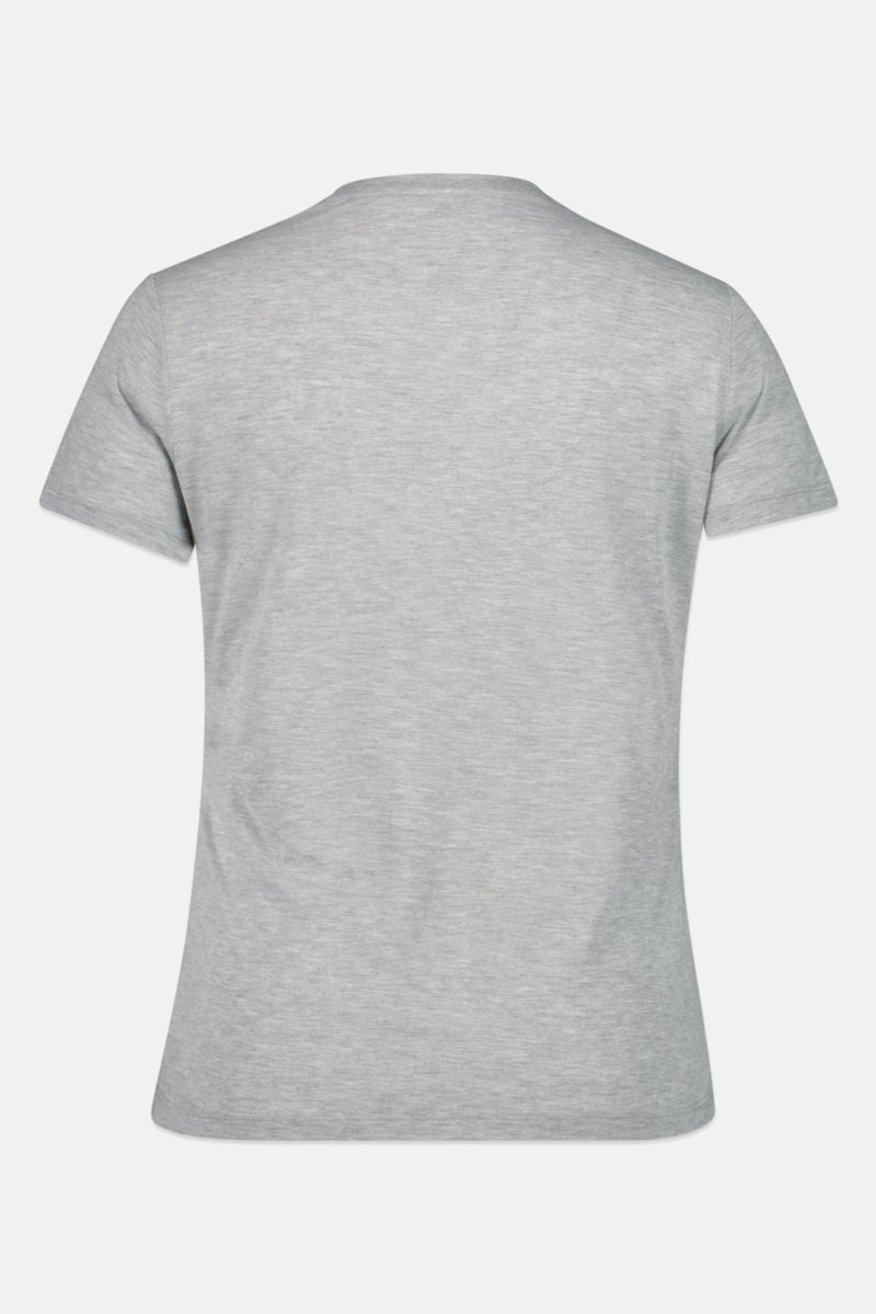 Reebok Women Plus Size Short Sleeves Training T-Shirt, Light Grey - Image 2