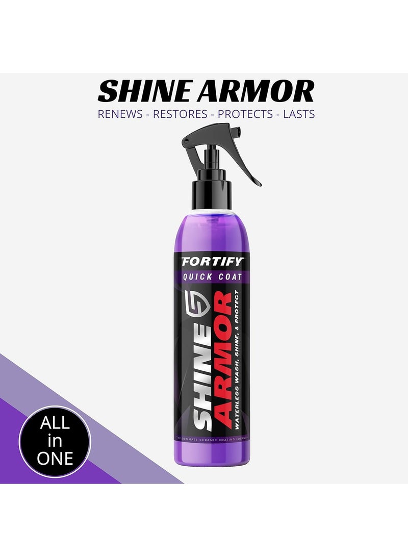 SHINE ARMOR Car Interior Cleaner for Vehicle Detailing & Restoration All Purpose Solvent & Car Dashboard Cleaner for Seats Upholstery Leather Shine Plastic Vinyl and More - Image 2
