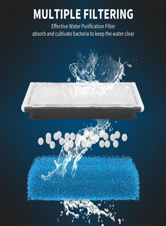 VAYINATO Rs Electricals Rs-2000 Water Fall Style Bio Mini Hang On Filter For Aquarium Fish Tank Power : 5W Output : 800L/H - Image 5