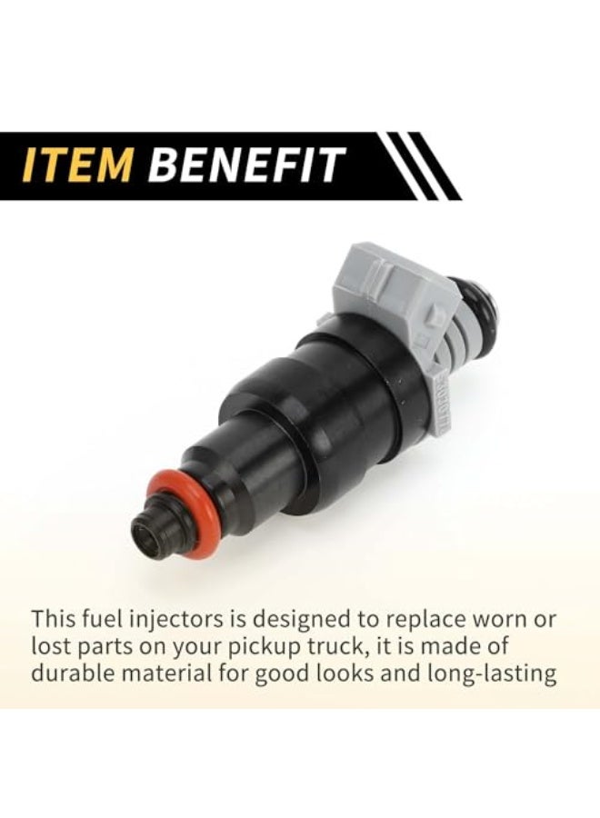 REPAIROCK 1 Pc Fuel Injector for Dodge for Ram 1500 1996-1999 Engine Fuel Injection Nozzle No.53030778 1 Holes Plastic Black - Image 5
