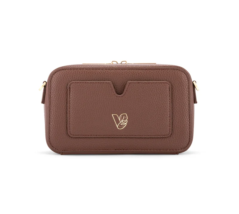 فيجانولوجي حقيبة رجل المريخ باللون البني مصنوعة من . زجاجات بلاستيكية معاد تدويرها