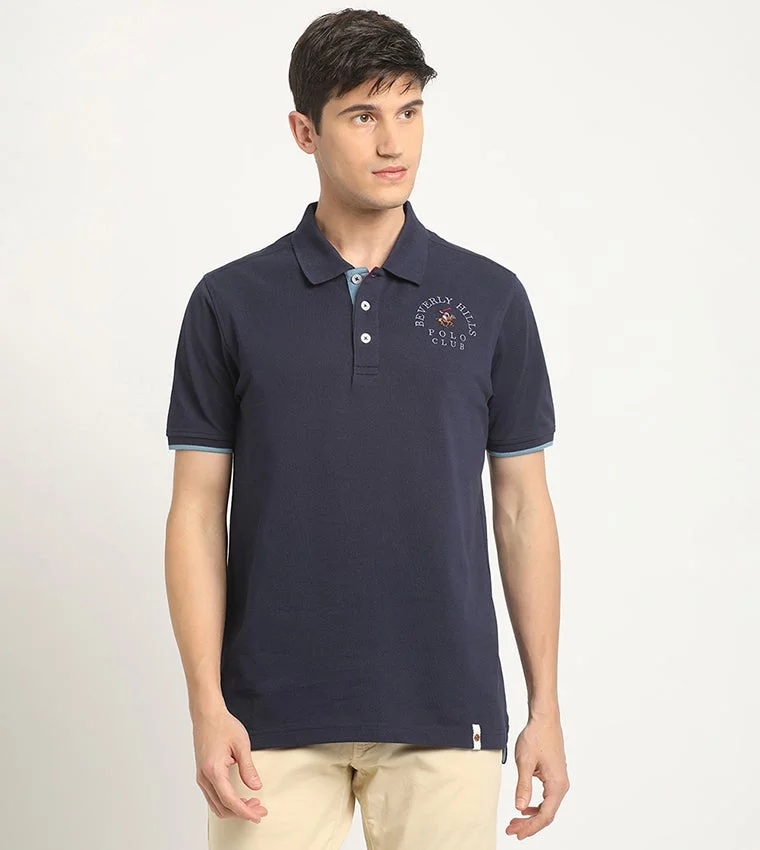 Logo Embroidered Polo T-Shirt