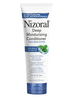 Nizoral Deep Moisturizing Conditioner With Mint & Tea Tree Oil For All Hair Types - Free Of Sulfates, Parabens, Artificial Fragrances And Dyes, 9.4 Oz  - Image 1
