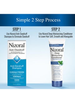 Nizoral Deep Moisturizing Conditioner With Mint & Tea Tree Oil For All Hair Types - Free Of Sulfates, Parabens, Artificial Fragrances And Dyes, 9.4 Oz  - Image 2