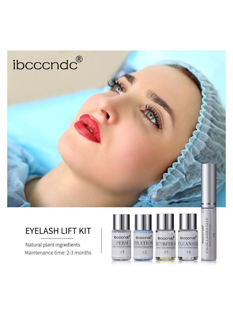 ibcccndc - Lash Lift Eyelash Perming Kit Tools Eyelash Perming with Strong Glue Beauty Lashes & 3D Charming Eyes - Image 1