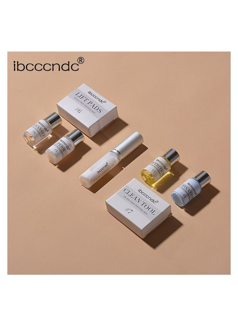 ibcccndc - Lash Lift Eyelash Perming Kit Tools Eyelash Perming with Strong Glue Beauty Lashes & 3D Charming Eyes - Image 1