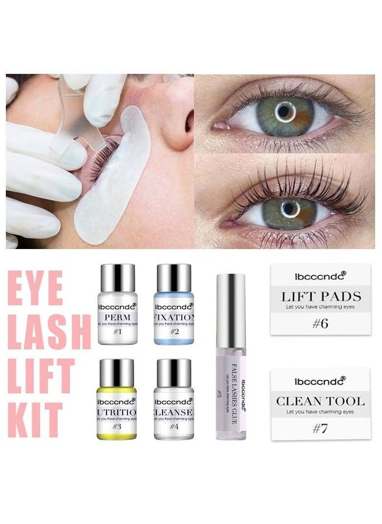 ibcccndc - Lash Lift Eyelash Perming Kit Tools Eyelash Perming with Strong Glue Beauty Lashes & 3D Charming Eyes - Image 1