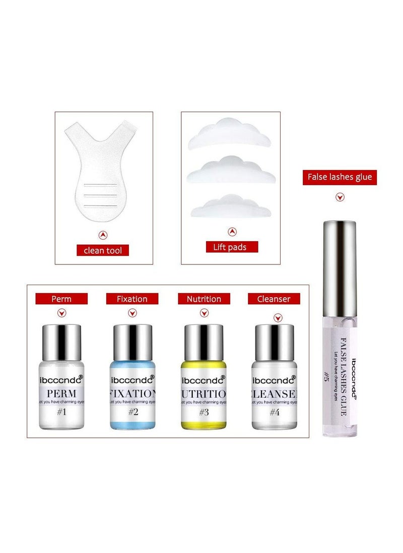 ibcccndc - Lash Lift Eyelash Perming Kit Tools Eyelash Perming with Strong Glue Beauty Lashes & 3D Charming Eyes - Image 1