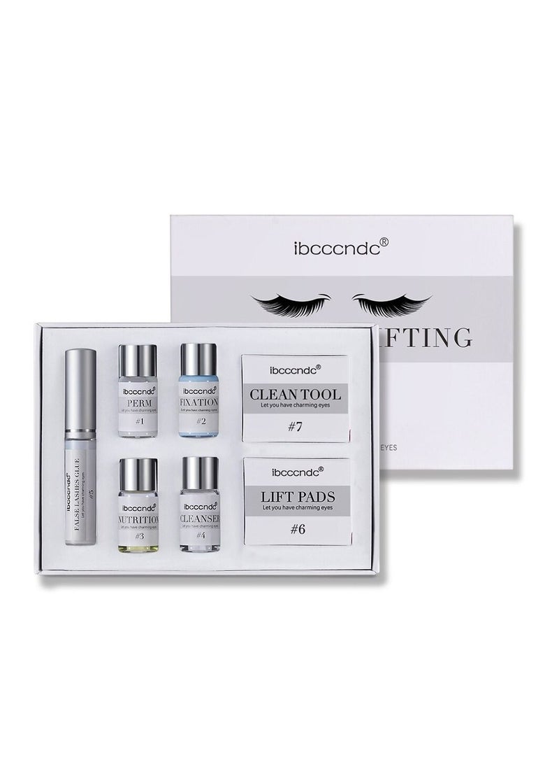ibcccndc - Lash Lift Eyelash Perming Kit Tools Eyelash Perming with Strong Glue Beauty Lashes & 3D Charming Eyes - Image 1