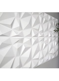 Generic 6/12Piece 3D Wall Panels, 3D Texture PVC Wallpaper, Diamond Design Decorative Wall Cover, Each 30x30cm,for Living Room Lobby Bedroom Wall Decor  - Image 3