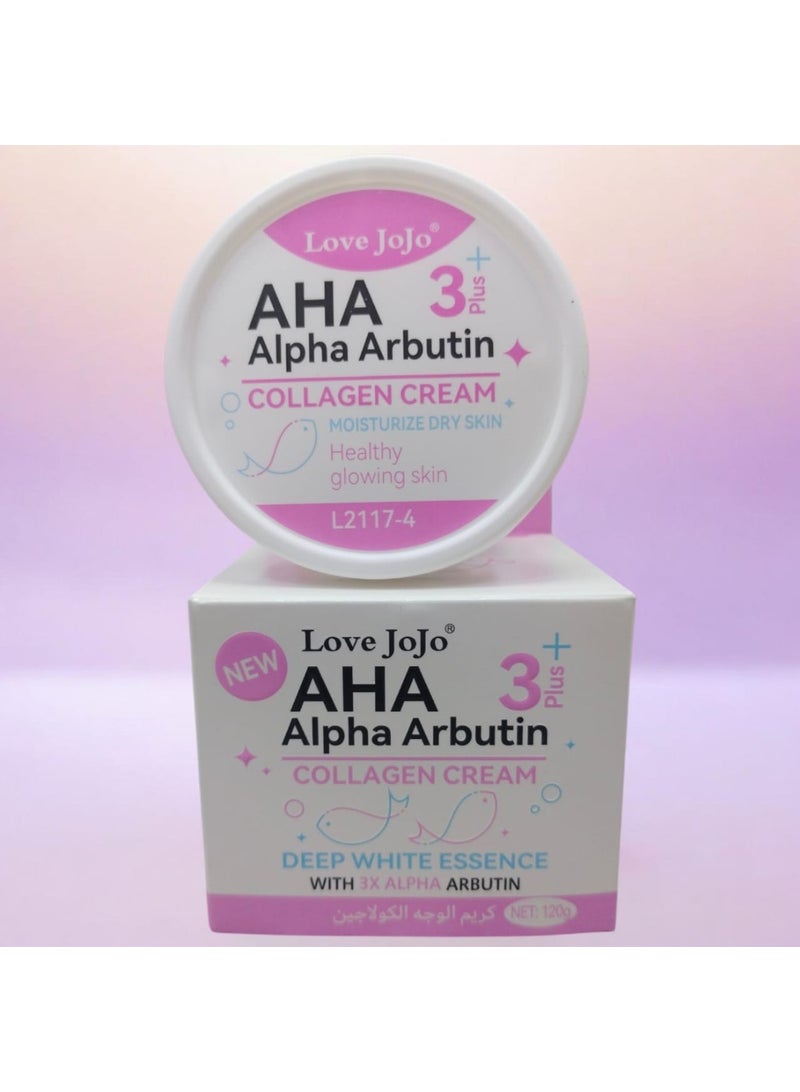 AHA 6-in-1 Brightening Skincare Combo - Alpha Arbutin & Collagen Serum, Cream, Lotion, Face Wash, Soap & Shower Gel - Image 3