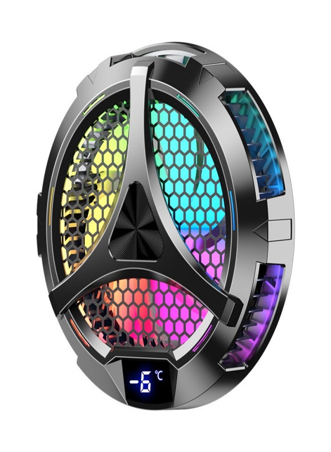 مبرد iPad، مبرد كمبيوتر لوحي مغناطيسي لأجهزة ipad/Surface pro/Samsung Tab، متوافق مع Steam Deck، مشعاع عالمي مع عرض درجة الحرارة لألعاب الهاتف المحمول، بث مباشر Tiktok - Image 1