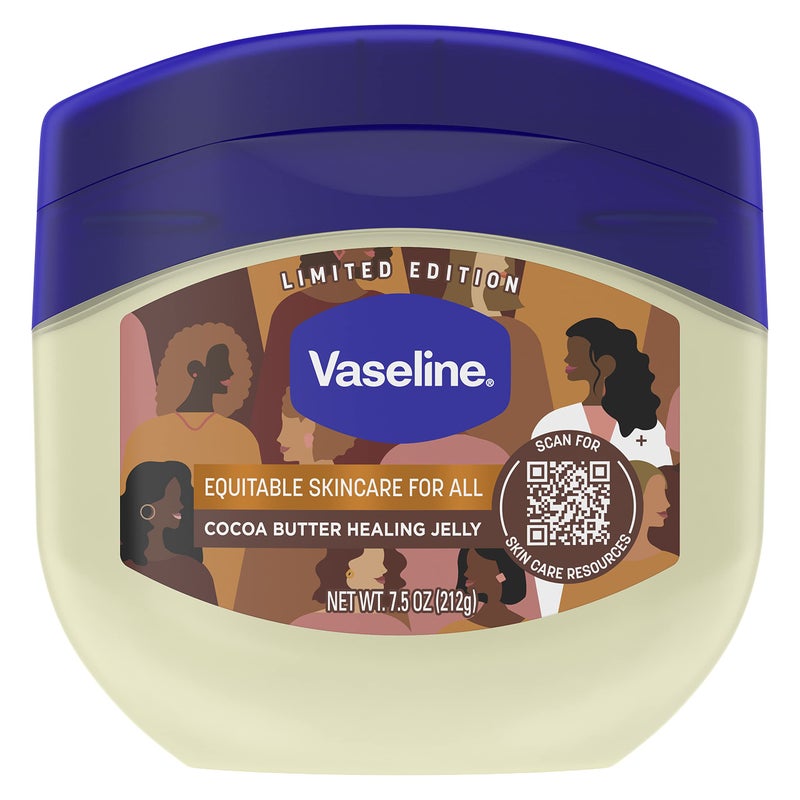 Vaseline Petroleum Jelly, Cocoa Butter, 7.5 oz - Image 1