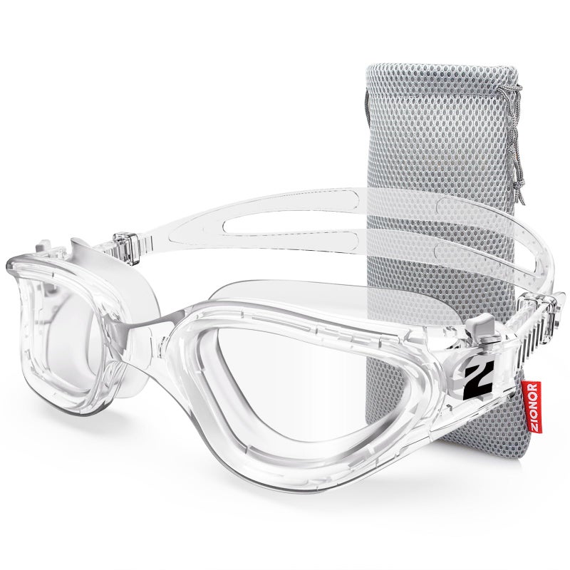 ZIONOR Swim Goggles, G1 SE Swimming Goggles Anti-Fog for Adult Men Women - Image 1
