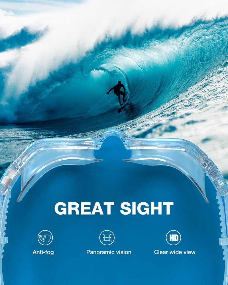 ZIONOR Swim Goggles, G1 SE Swimming Goggles Anti-Fog for Adult Men Women - Image 4