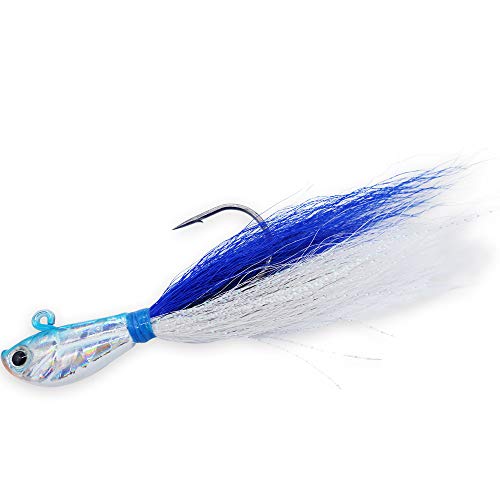 Seasky Bucktail Jig Saltwater Baits and Lures Fishing Bucktail Lure - Image 1
