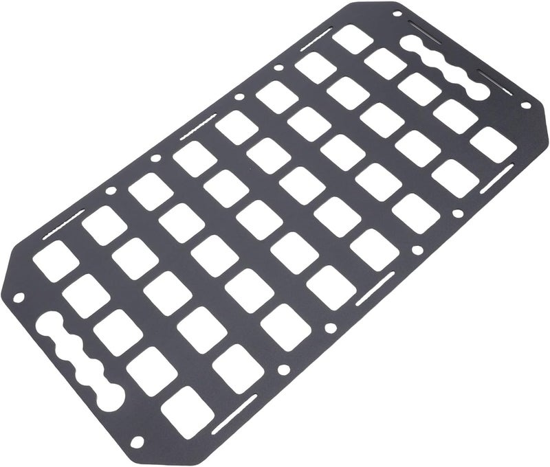 Zerodis Truck Bed Molle Panel Cargo Racks Heavy Duty Tool Organizer for SUVs Pickups and Trailers Truck Bed Molle Panel Aluminum Construction Other Vehicles - Image 5