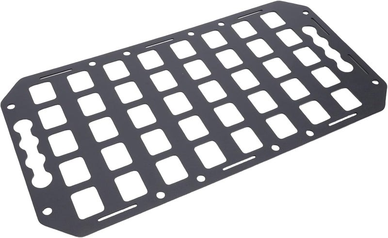 Zerodis Truck Bed Molle Panel Cargo Racks Heavy Duty Tool Organizer for SUVs Pickups and Trailers Truck Bed Molle Panel Aluminum Construction Other Vehicles - Image 4