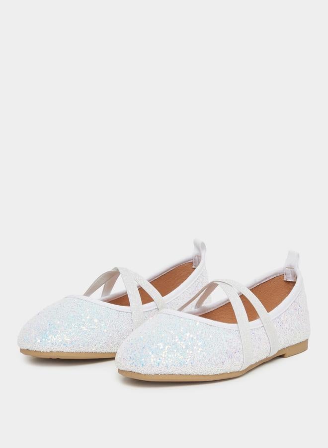 Styli Embellished Slip-on Ballerinas - Image 2