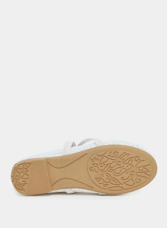 ستايلي Styli Embellished Slip-on Ballerinas