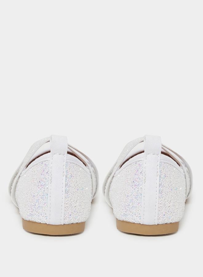 Styli Embellished Slip-on Ballerinas - Image 4