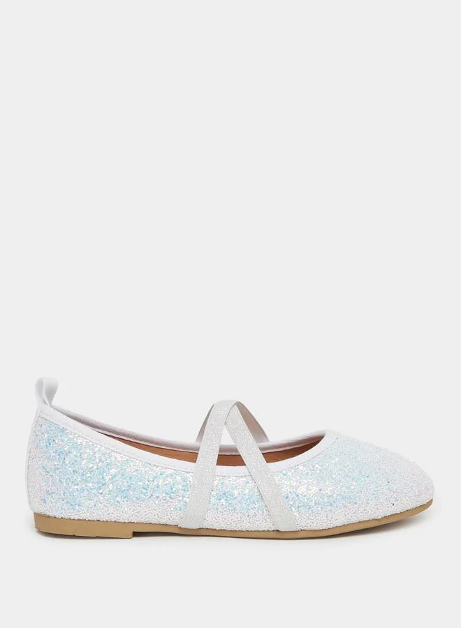 Styli Styli Embellished Slip-on Ballerinas