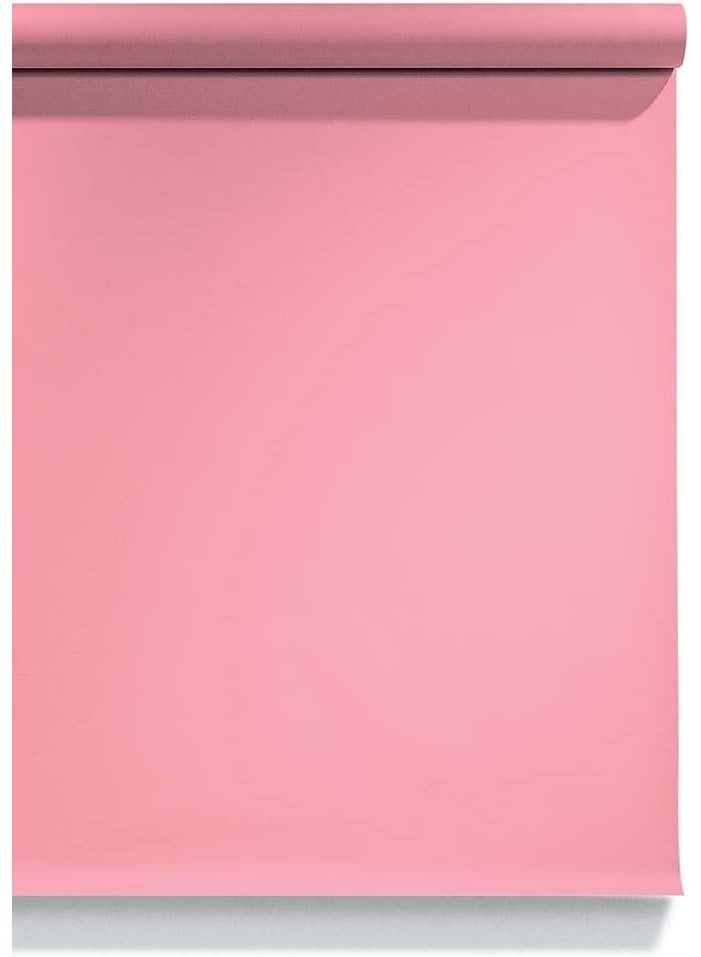PROMAGE Carnation Pink Paper Background PM PB17 – 2.72m x 11m Seamless Photography Backdrop, Non-Reflective & Wrinkle-Resistant Roll - Image 1