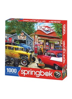 Springbok Springbok's 1000 Piece Jigsaw Puzzle Hot Rod Cafe - Made in USA  - Image 2