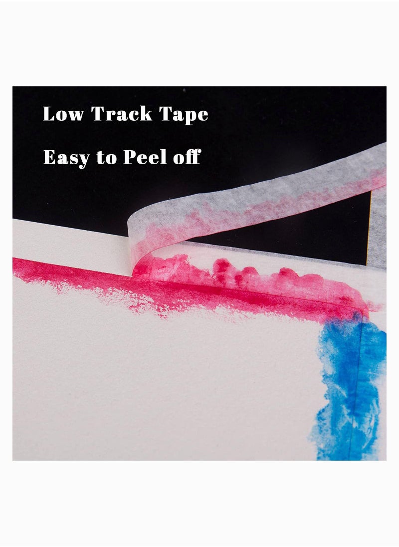 Y&D White Artist Tape - Masking Artists for Drafting Art Watercolor Painting Canvas Framing Acid Free 5mm Wide 2 Pcs  - Image 3