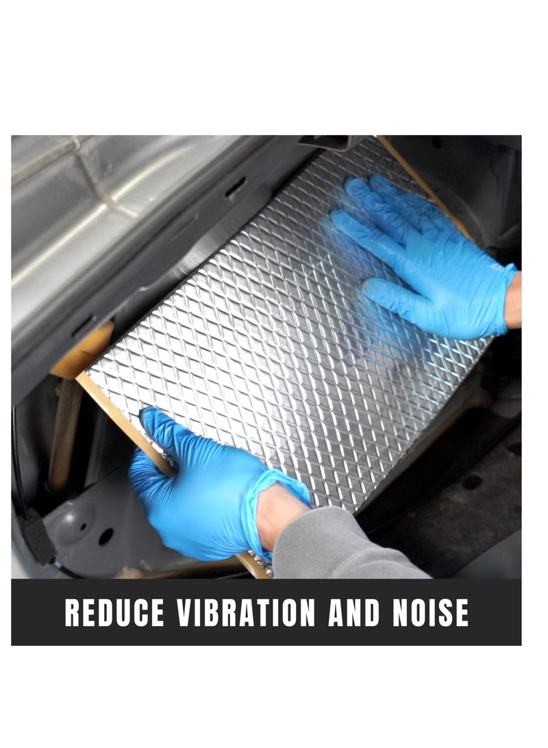 Y&D Car Sound Deadening Mat, Butyl Automotive Deadener, Audio Noise Insulation and Dampening, Vibration Dampening Material, (5 Pcs 80 MIL 36 SQFT)  - Image 2
