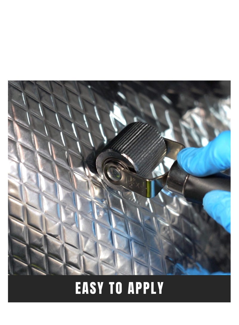 Y&D Car Sound Deadening Mat, Butyl Automotive Deadener, Audio Noise Insulation and Dampening, Vibration Dampening Material, (5 Pcs 80 MIL 36 SQFT)  - Image 3