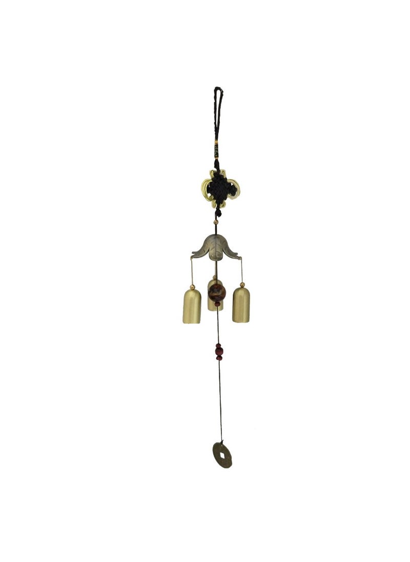 Divya Mantra - Divya Mantra Feng Shui Fengling Flower Metal Good Luck Windchime Gift for Home - Image 1