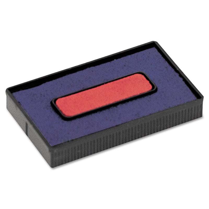 2000 Plus COSCO Felt Replacement Ink Pad for 2000plus Economy Message Dater RedBlue - Image 2
