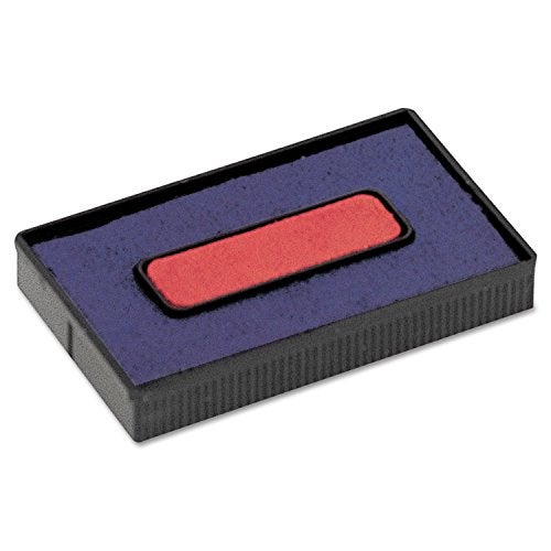 2000 Plus COSCO Felt Replacement Ink Pad for 2000plus Economy Message Dater RedBlue - Image 1