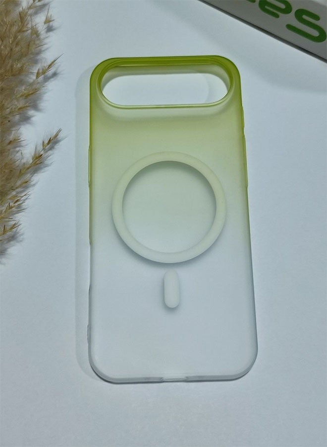 MagSafe Case for iPhone 17 Air, Slim Semi-Transparent Case, Shockproof, Scratch and Fingerprint Resistant, Supports Magnetic Wireless Charging - Green - Image 5