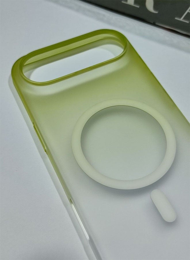 MagSafe Case for iPhone 17 Air, Slim Semi-Transparent Case, Shockproof, Scratch and Fingerprint Resistant, Supports Magnetic Wireless Charging - Green - Image 3