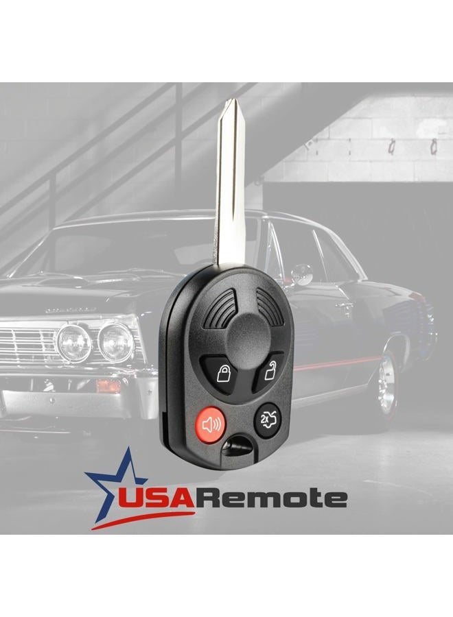 USARemote Key fits Ford Edge Escape Expedition Explorer Flexus Five Hundred Focus Fusion Mustang Taurus Navigator Keyless Entry Remote Fob (OUCD6000022) - Guaranteed to Work - Image 2