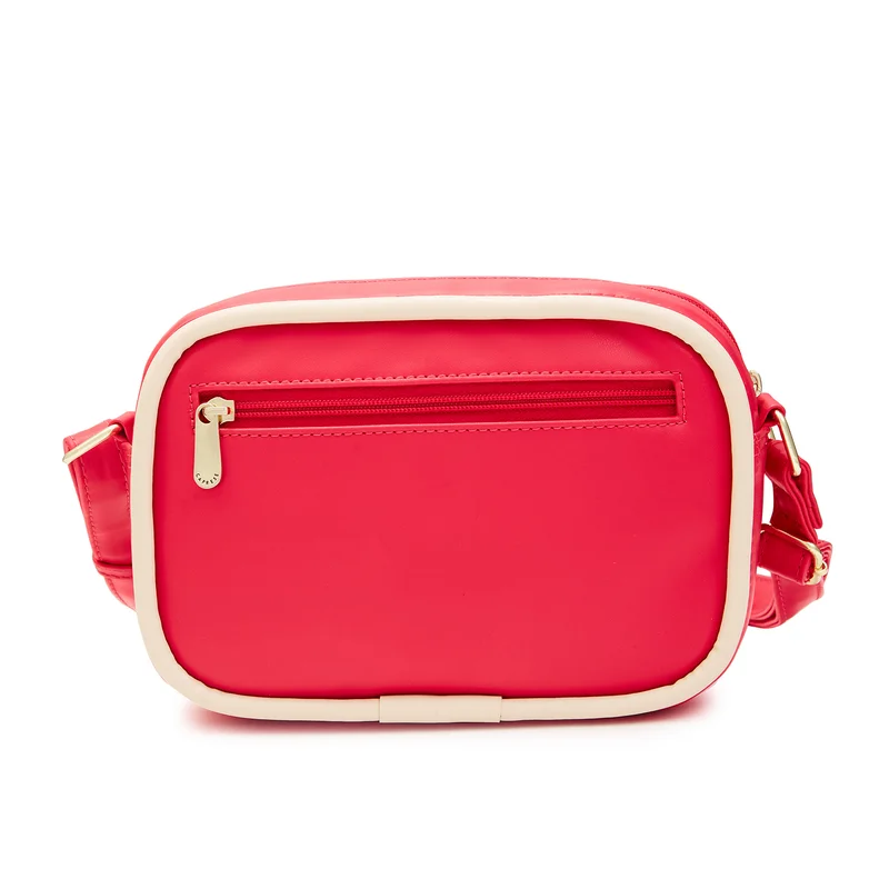 CAPRESE GRACIE SOLID MAGENTA FAUX LEATHER MEDIUM SLING