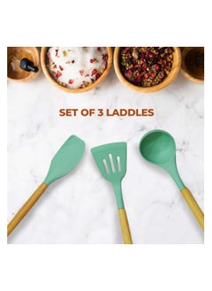 Sweet Home Sweet Home 8 Pcs Marble Non-Stick Cookware Set PFOA Free With Heat Resistant Handles & Transparent Glass Lids Granite Finish & Induction Base Cooking Set  - Image 2