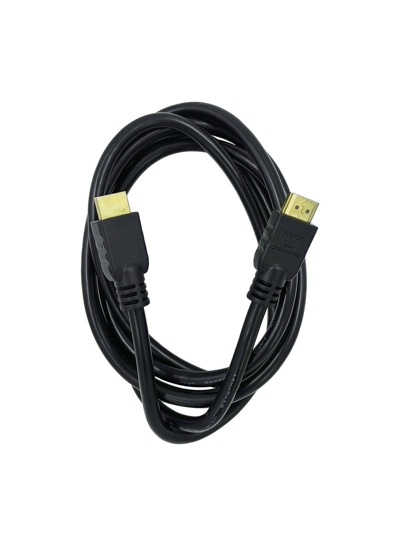 INK GAMERS Premium HDMI cable, Gold Plated Ultra High-Definition HDMI 2.0M Cable with High-Speed Ethernet Support and 3D Video Support for all HDMI Supported Devices, Compatible with PlayStation, Xbox, PC, Laptop, TV, PS4, PS5 (Packaging may vary) - Image 3