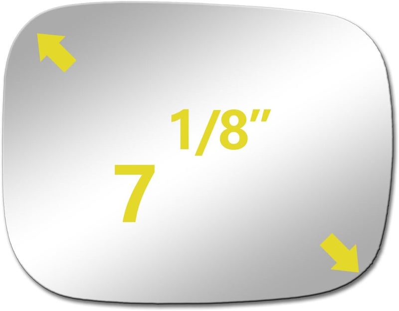 BOOLEE Convex Passenger Side Mirror Glass Replacement for V70 XC70 XC90 (2007-2014) - Image 3